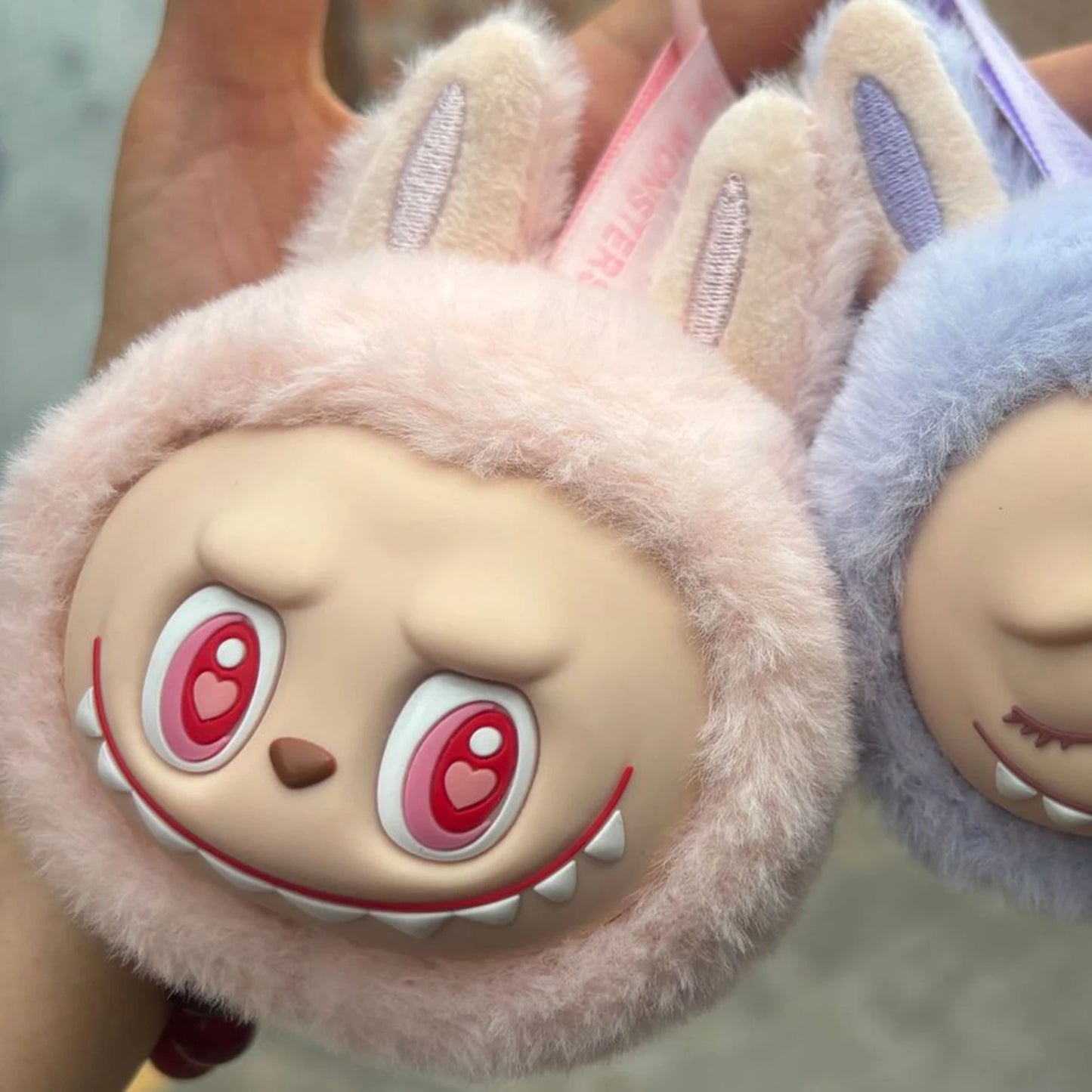 Cute Labubu Plush Keychain | Bag Charm & Key Pendant